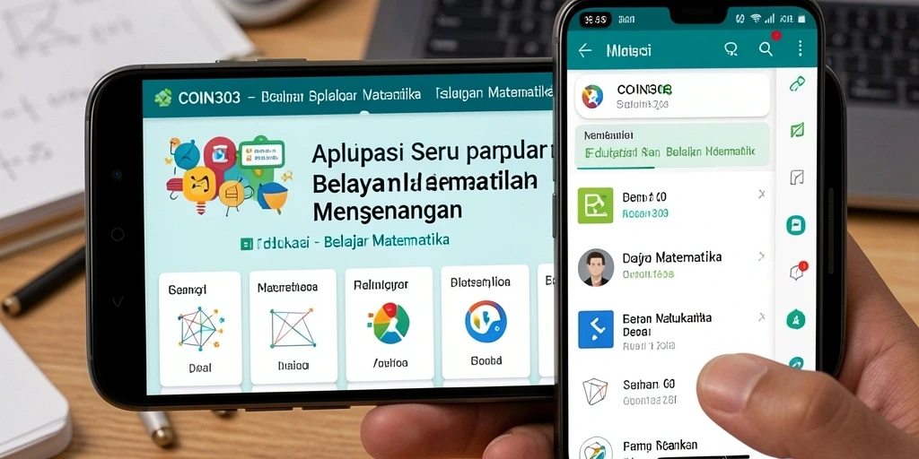 Antarmuka COIN303 yang menarik untuk belajar matematika dengan cara yang menyenangkan.