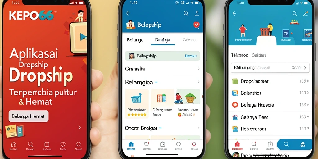 Antarmuka aplikasi KEPO66 yang sederhana dan fungsional.