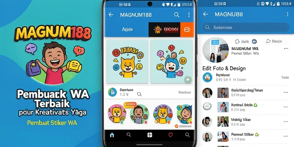 Tampilan antarmuka MAGNUM188 sebagai Pembuat Stiker WA yang mudah digunakan.