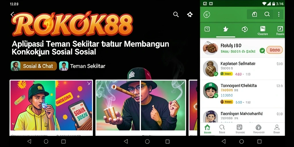Tampilan antarmuka pengguna ROKOK88 yang menarik dan mudah digunakan.