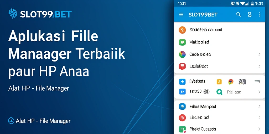 Tampilan antarmuka SLOT99BET yang intuitif untuk pengelolaan file.