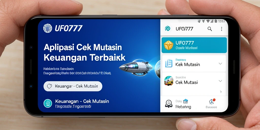 Antarmuka pengguna UFO777 yang menampilkan fungsi Cek Mutasi.