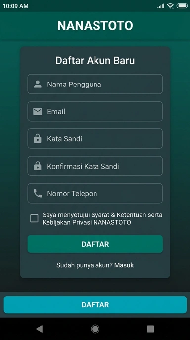 Buat Akun Baru nanastoto dengan Mudah